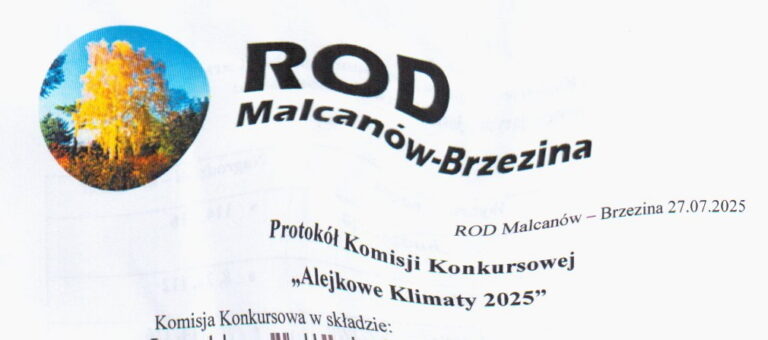 Nasze alejki w ROD mają nazwy